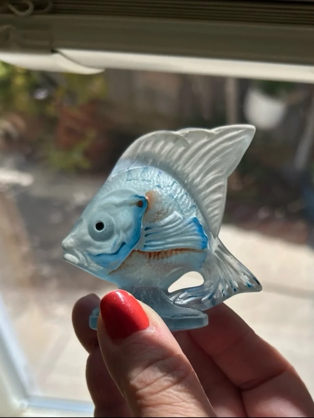 Stunning Fenton Buffet Sun Fish 95th Anniversary collectible figurine